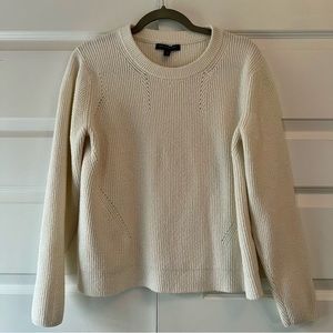 Banana Republic Factory Ivory Pointelle Sweater XL